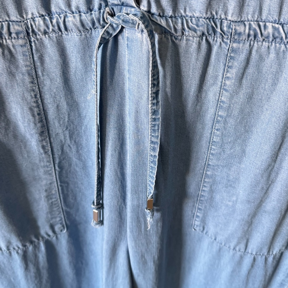 MASSIMO Jumpsuit Denim 100% Lyocell Sz M - Picture 3 of 6